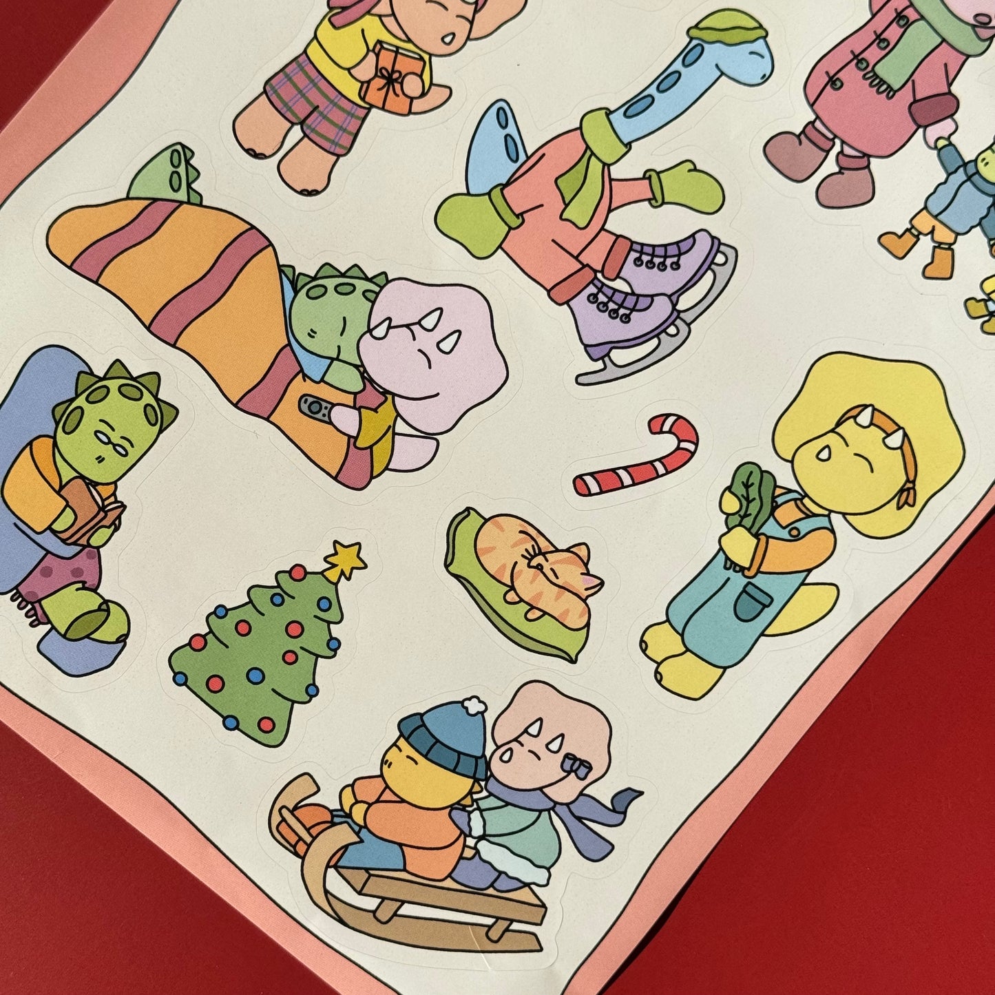 Stickers Dino Inverno