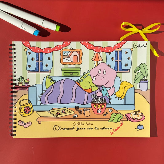 Dinosauri fanno cose da colorare - Libro Winter Edition