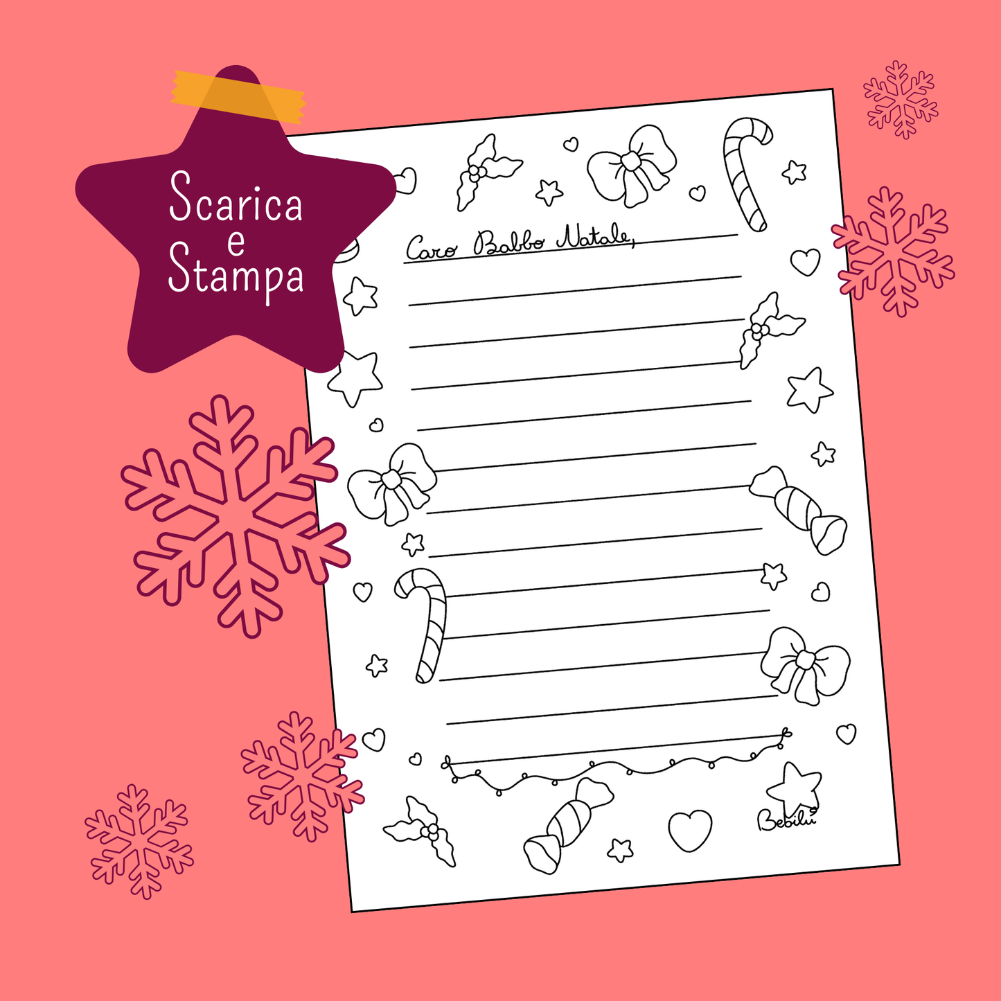 Letterina per Babbo Natale