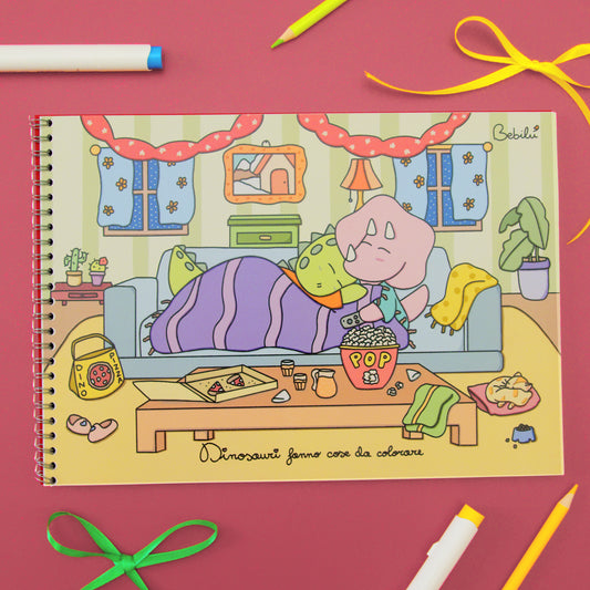 Dinosauri fanno cose da colorare - Libro Winter Edition